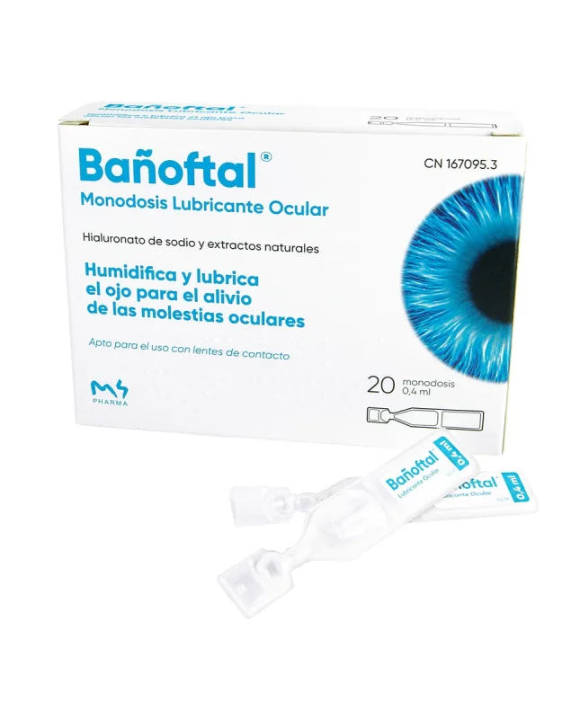 Bañoftal - Gotas Oftálmicas 20 monodosis Bañoftal.