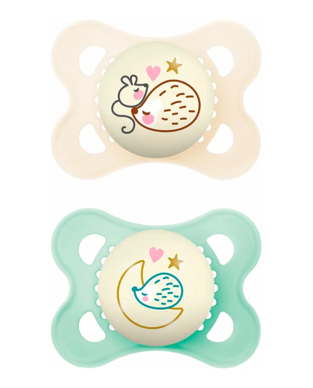 MAM - 2 Chupetes Original Pure Night -2 meses MAM.