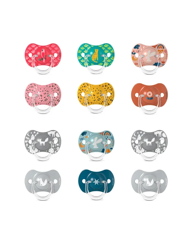 Suavinex - Pack de 2 Chupetes Silicona Fisiológicos SX Pro +18 meses Suavinex.