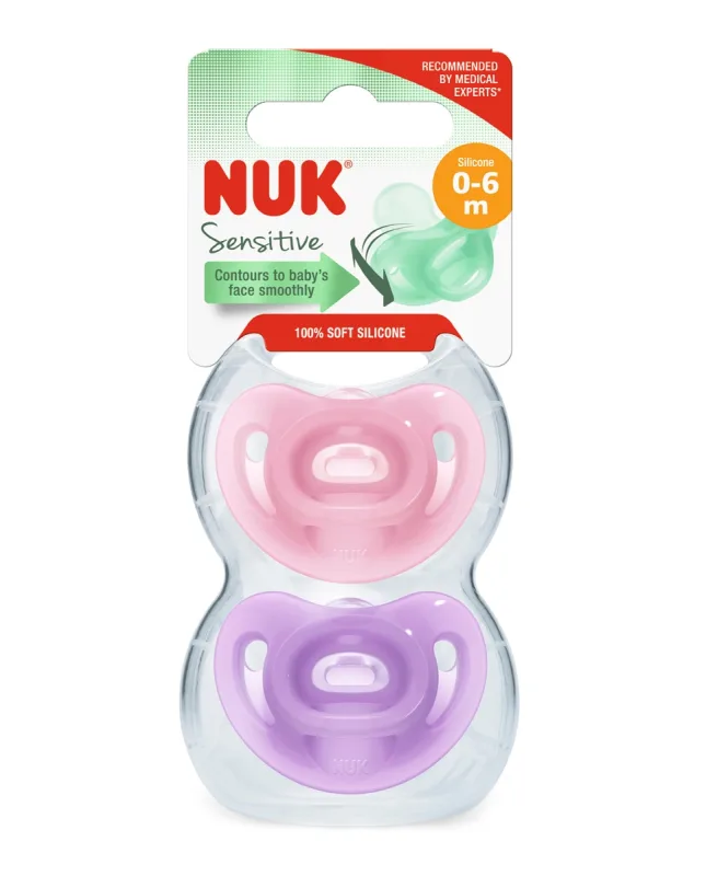 Nuk - Chupetes Sensitive 0-6 m 2 unid Nuk.