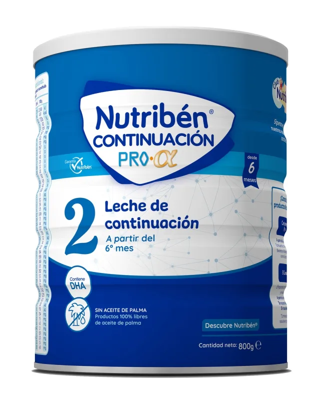 Nutribén® - Leche de Continuación 2 Nutribén® 800 gr.