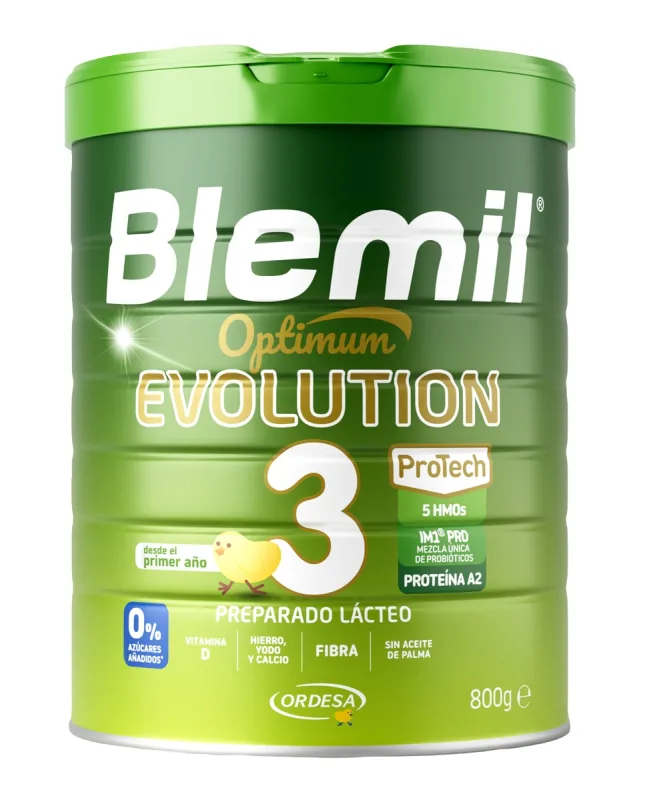 Blemil - Leche infantil de crecimiento Blemil 3 Optium Evolution de 1 a 3 años 800 gr Blemil.