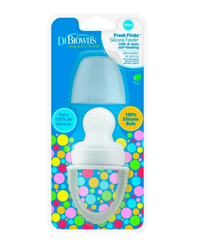 Dr. Brown's - Alimentador Antiahogo +4 meses Gris Dr. Brown's.