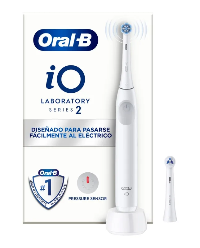 Oral b-Braun - Cepillo de Dientes Eléctrico Blanco Oral-B iO 2 Laboratory Oral B.