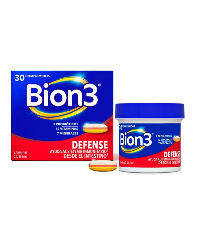 Bion3 - Comprimidos Multivitamínicos Con Probióticos Defense Bion3.