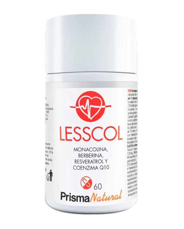 Prisma Natural - Complemento Alimenticio Lesscol 60 Cápsulas Prisma Natural.