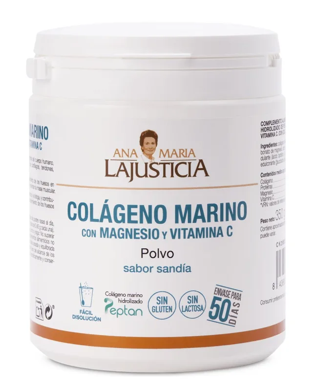 Ana María Lajusticia - Colágeno Marino con magnesio y Vitamina C 350 gr Ana María Lajusticia.