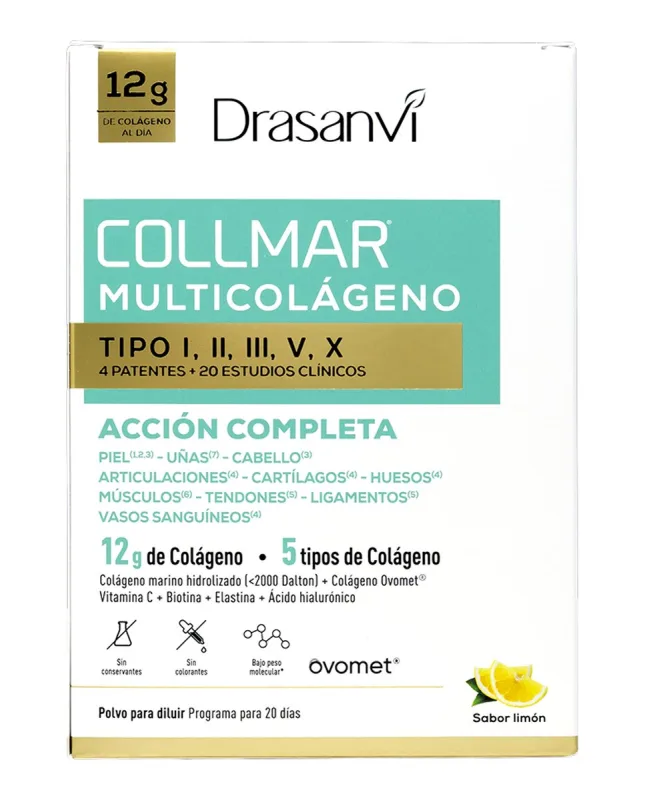 Drasanvi - Complementos alimenticios Collmar multicolágeno limón Drasanvi.