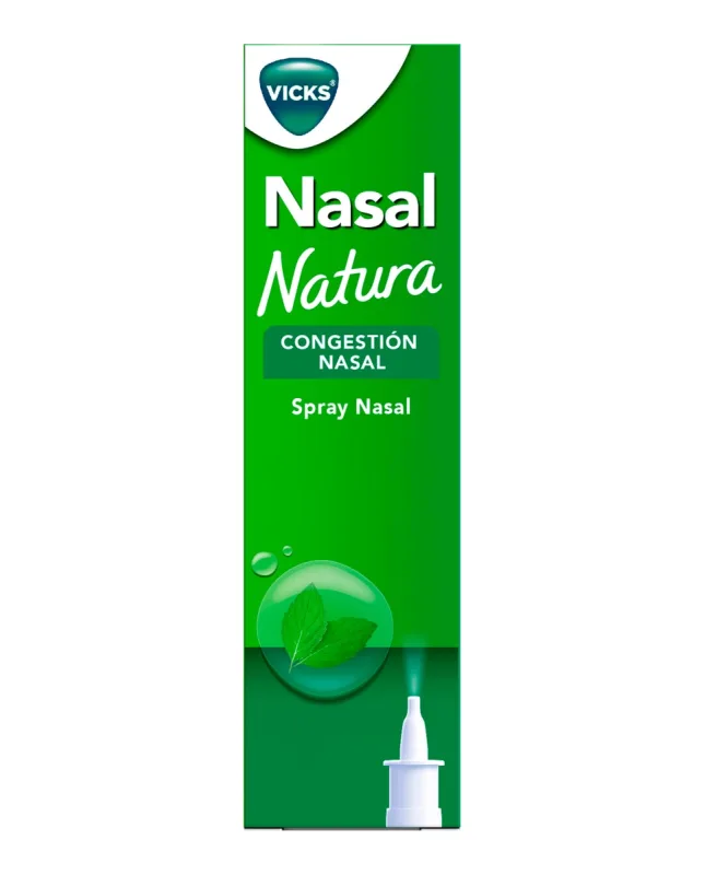 VICKS - Spray Nasal Descongestivo con Mentol, Eucalipto y Tomillo 20 ml Vicks.