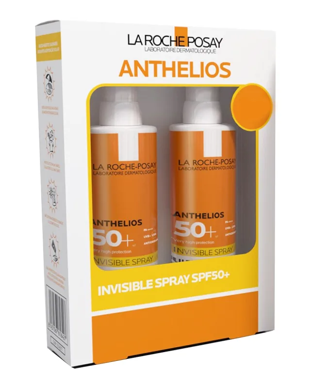 La Roche Posay - Protector Solar Cuerpo Duplo Anthelios Spray Spf 50+ La Roche Posay.