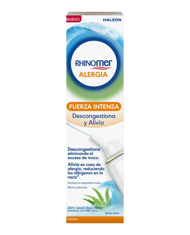 Rhinomer - Spray nasal alergia Fuerza Intensa para adultos 100 ml Rhinomer.
