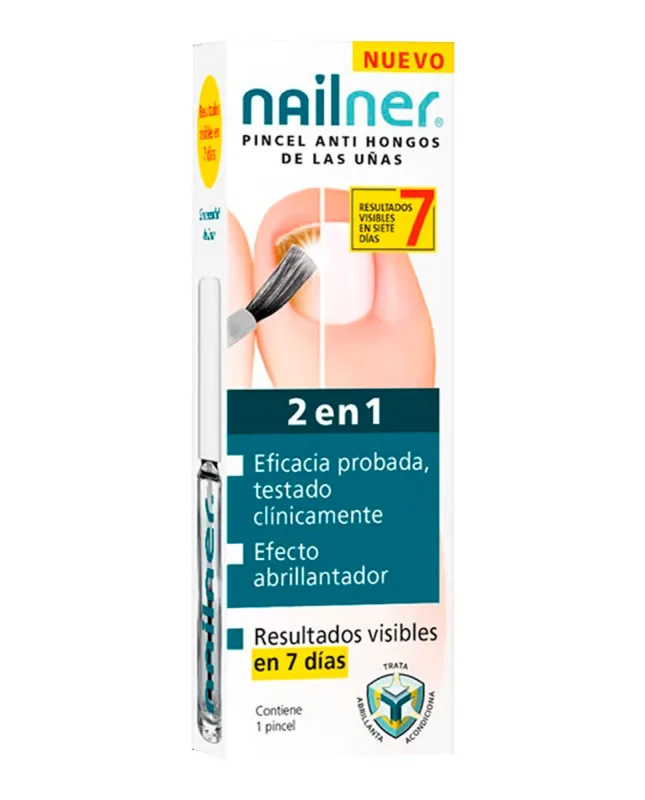 Nailner - Tratamiento Antihongos Pincel 2 En 1 5 Ml Nailner.
