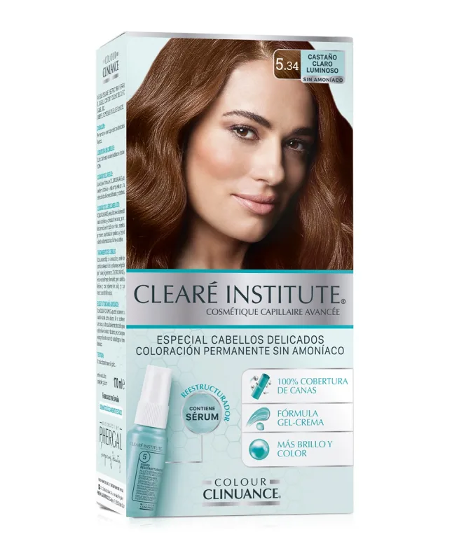 Clearé Institute - Coloración Permanente Colour Clinuance Cabellos Delicados Clearé Institute.