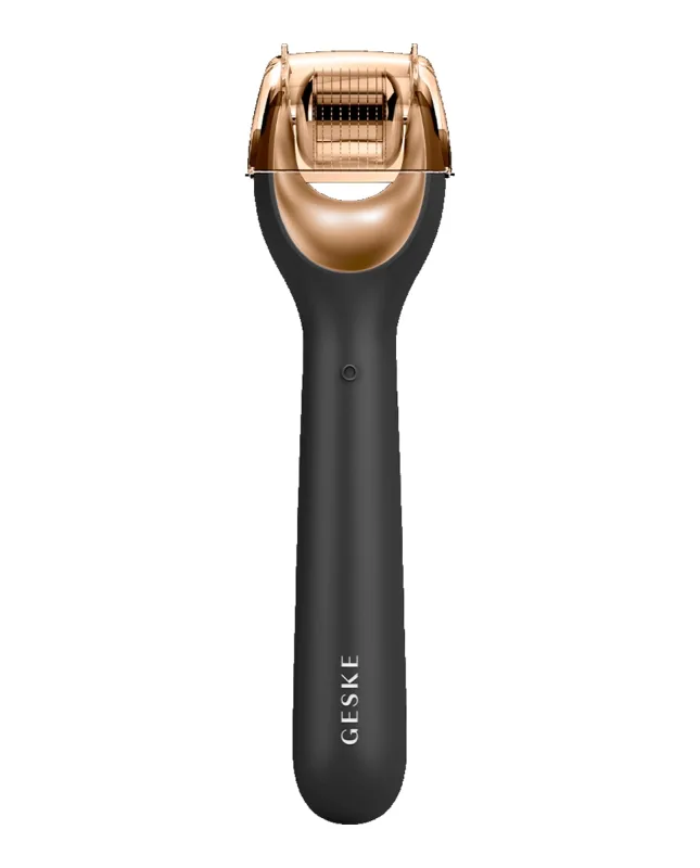 Geske - Tratamiento Facial MicroNeedle Face Roller 9 in 1 Black Gold Geske.