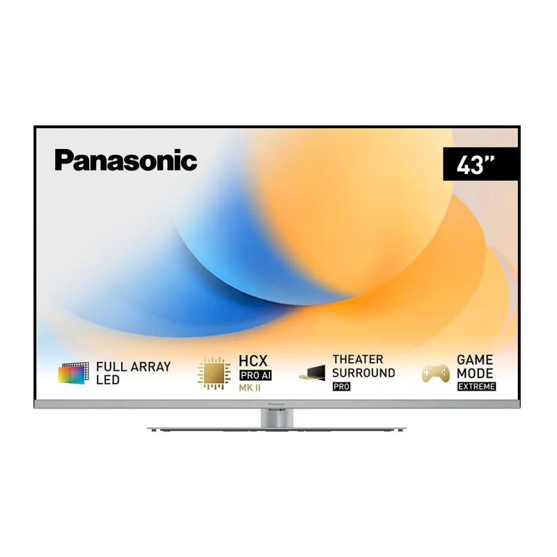 Panasonic - TV LED 108 cm (43') Panasonic TV-43W93AE6, UHD 4K, Full Array LED / Ultra local dimming, Dolby Vision IQ, Smart TV (Reacondicionado Grado C).