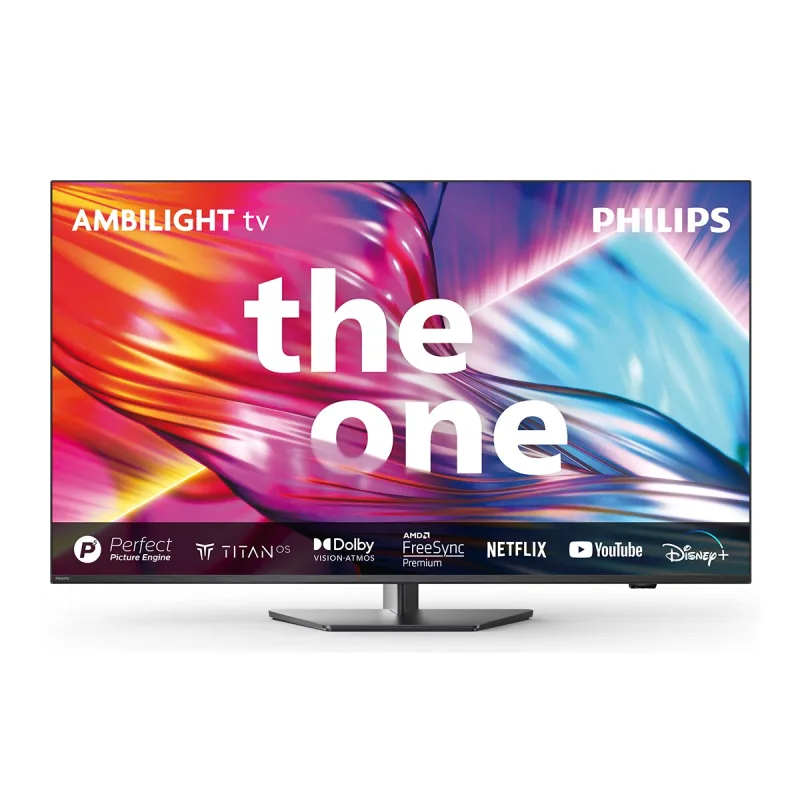 Philips - TV LED 139cm (55') Philips Ambilight The One 55PUS8919 UHD 4K, Dolby Vision y Dolby Atmos, Titan OS, Smart TV (Reacondicionado Grado C).