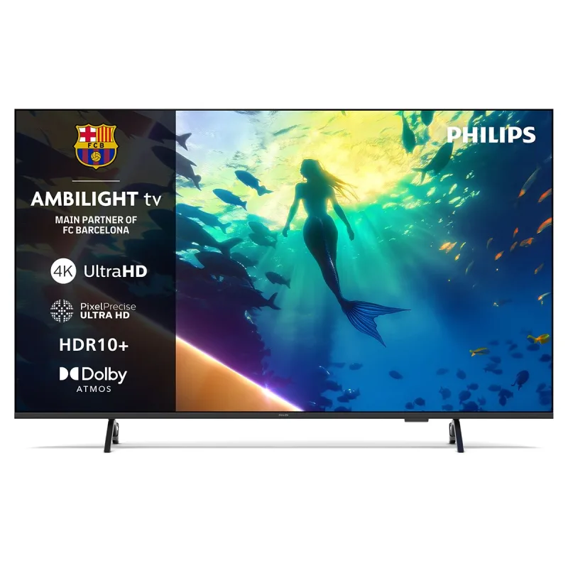 Philips - TV LED 164 cm (65') Philips Ambilight 65PUS8010/12 UHD 4K, Dolby Atmos, Titan OS, Smart TV (Reacondicionado Grado A).