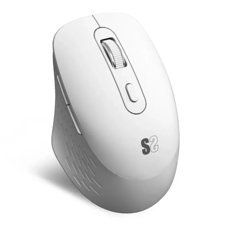 SUBBLIM - Ratón Subblim Curve Ergo Dual Blanco.