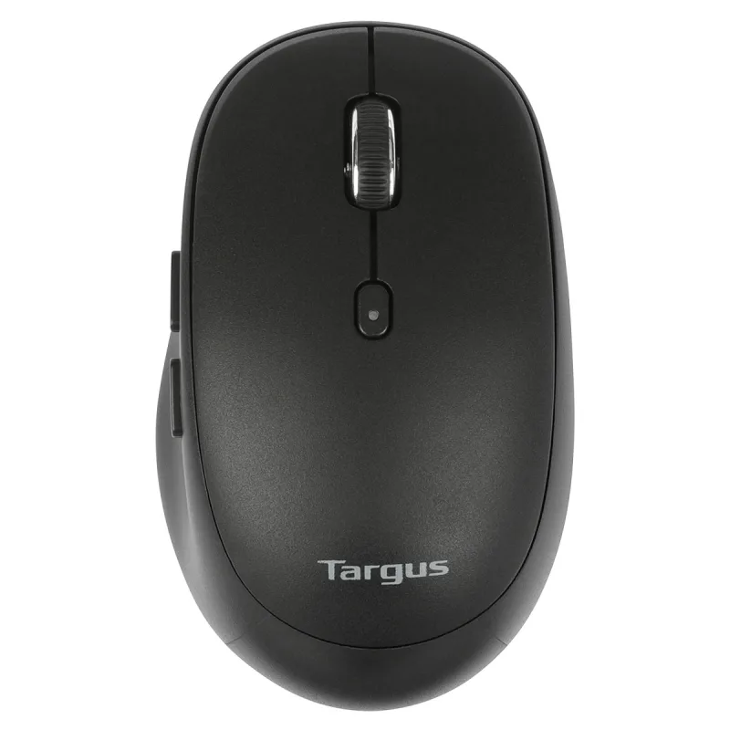 TARGUS - Ratón óptico inalámbrico Targus Midsize Comfort, antimicrobiano, modo dual, Bluetooth y 2.4 GHz.