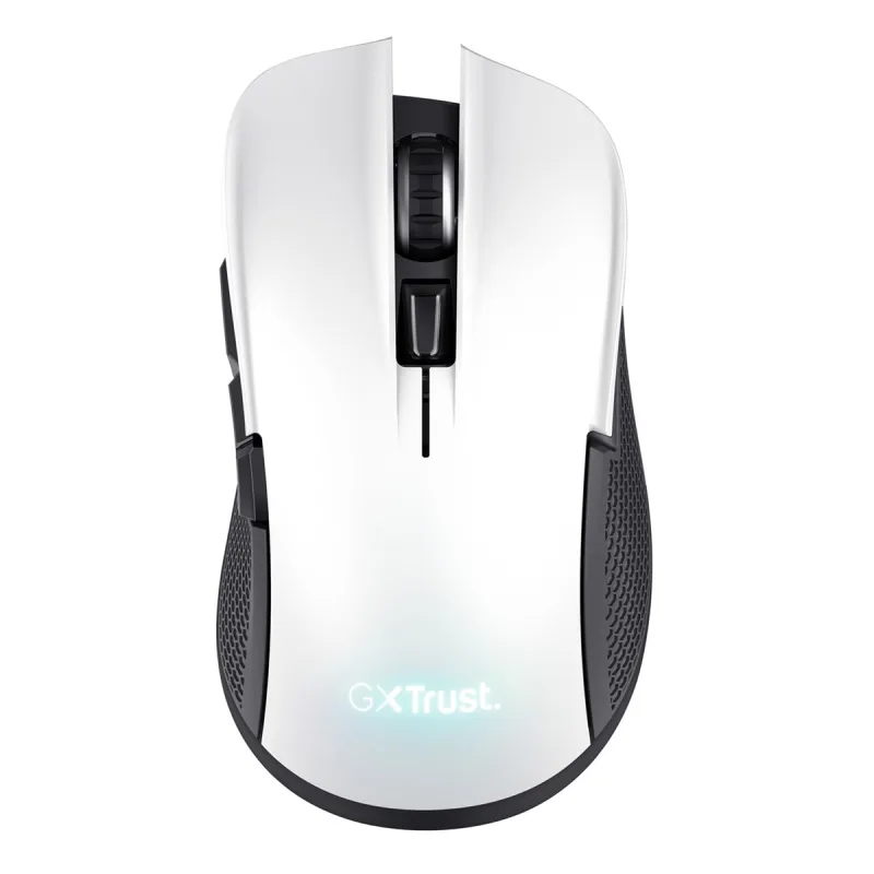 Trust - Ratón gaming inalámbrico Trust GXT923 YBAR blanco.
