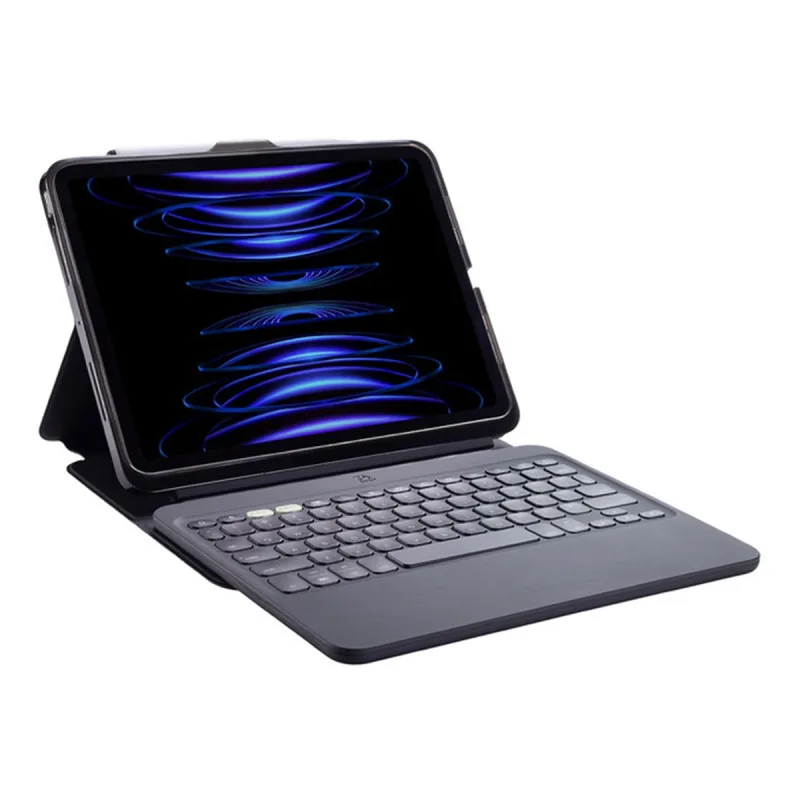 Zagg - Funda teclado ZAGG Pro Keys Touch para iPad Air 10.9 (4ª/5ª Gen), iPad Air 11' (M2-2024), Ipad Air 11' (M3 - 2025).