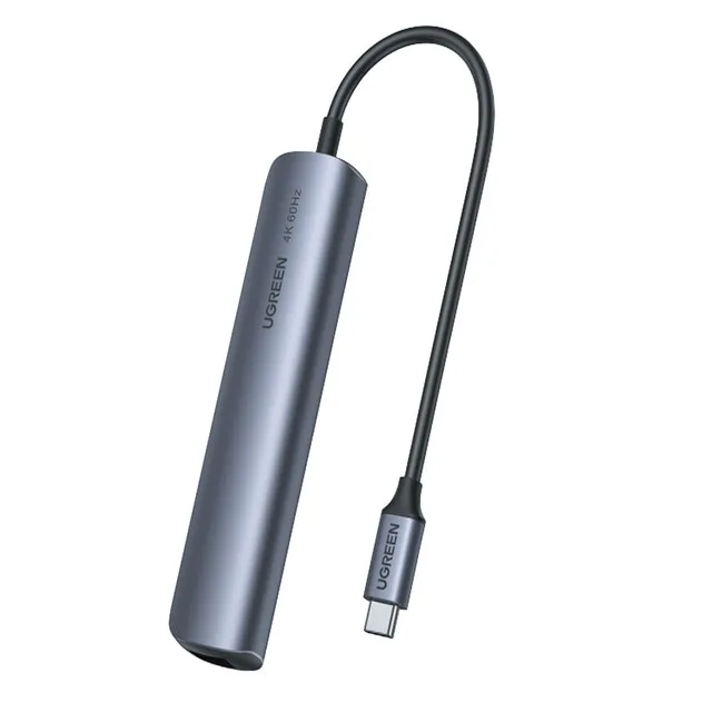 UGREEN - Hub USB-C UGREEN 5 en 1, 100W, HDMI hasta 4K@60Hz.