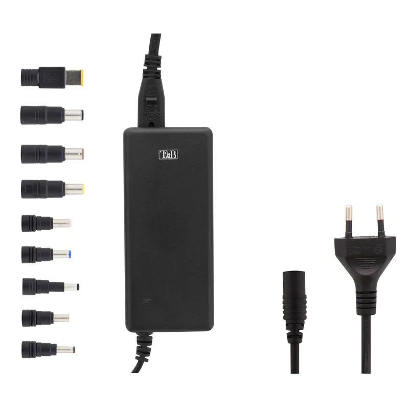TNB - Cargador universal T'nB 65 W / 19 V para portátiles.