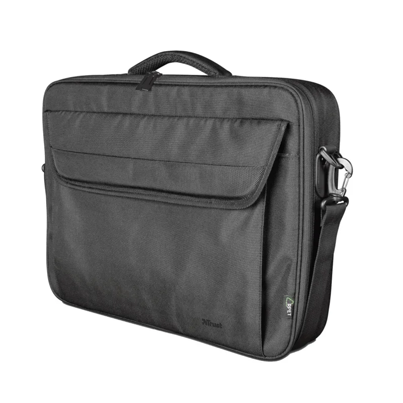 Trust - Maletín negro Trust Atlanta ECO para portátiles hasta 15,6'.