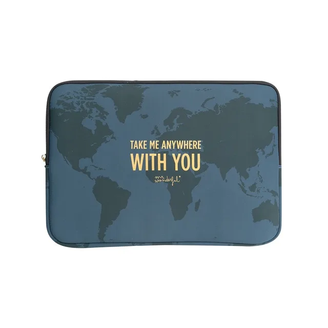 Mr. Wonderful - Funda universal Mr Wonderful 'Take me anywhere with you' para portátiles hasta 16'.
