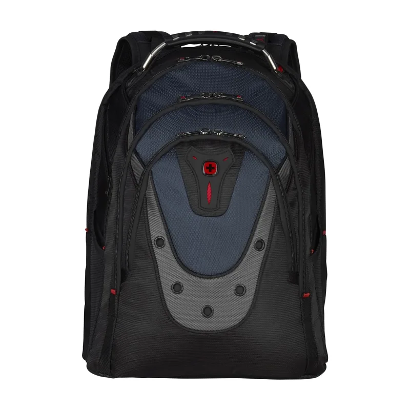 WENGER - Mochila Wenger Ibex negro/azul para portátiles de 17'.