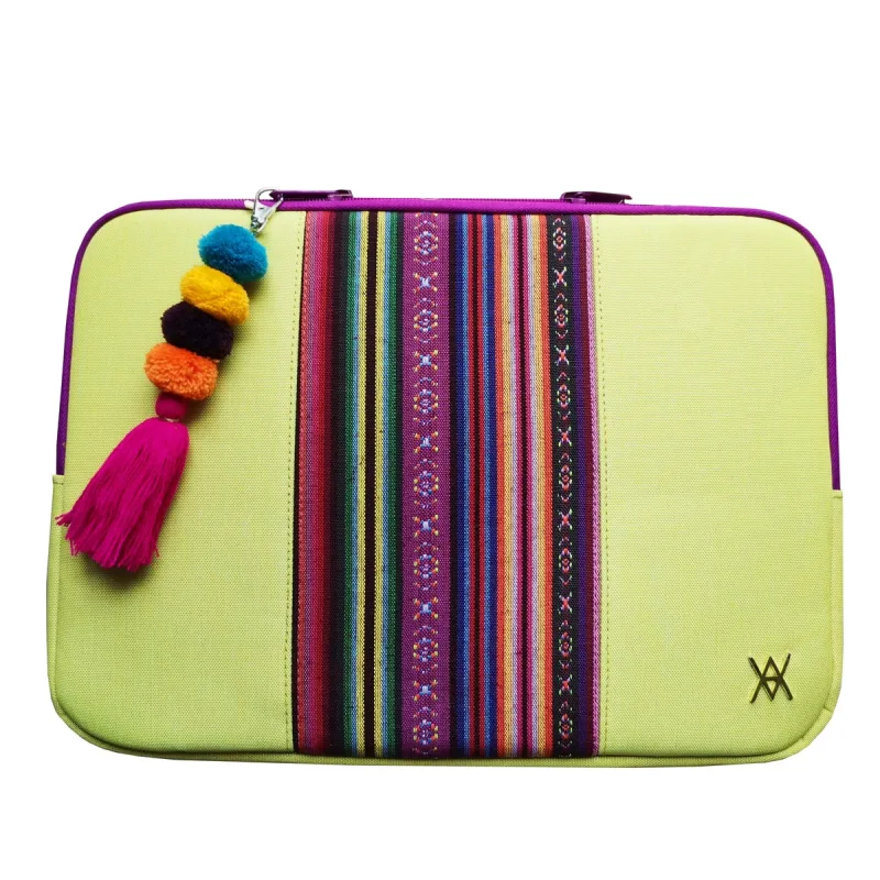 VAMVAM - Funda Vamvam Lemonade amarilla para portátiles hasta 12'.