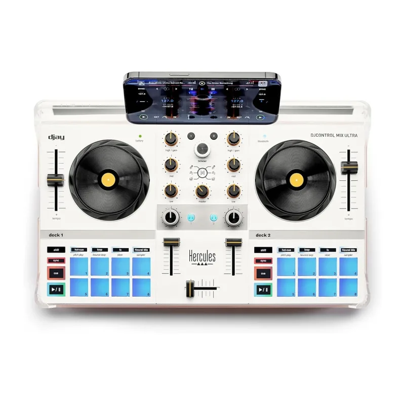 Hércules - Controladora DJ Hercules DJControl Mix Ultra portátil.