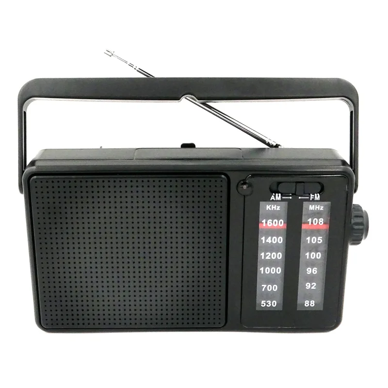 Inves - Radio portátil Inves RP--015B, AM/FM, negro.