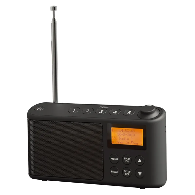Inves - Radio portátil Inves FS-038, DAB/DAB+/FM.