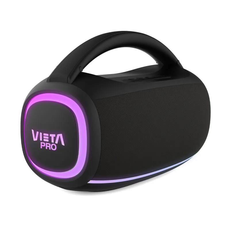Vieta Pro - Altavoz portátil Vieta Pro Power Max, 60W, hasta 20h de batería, luces LED RGB, IPX4, Bluetooth.