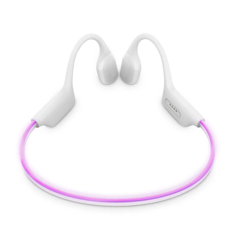 ENERGY SISTEM - Auriculares Deportivos Energy Sistem Aquasport, conducción osea, MP3, Bluetooth 5.4, IPX8, blanco.