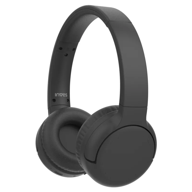 Inves - Auriculares de diadema Inves Q203 Bluetooth negros.