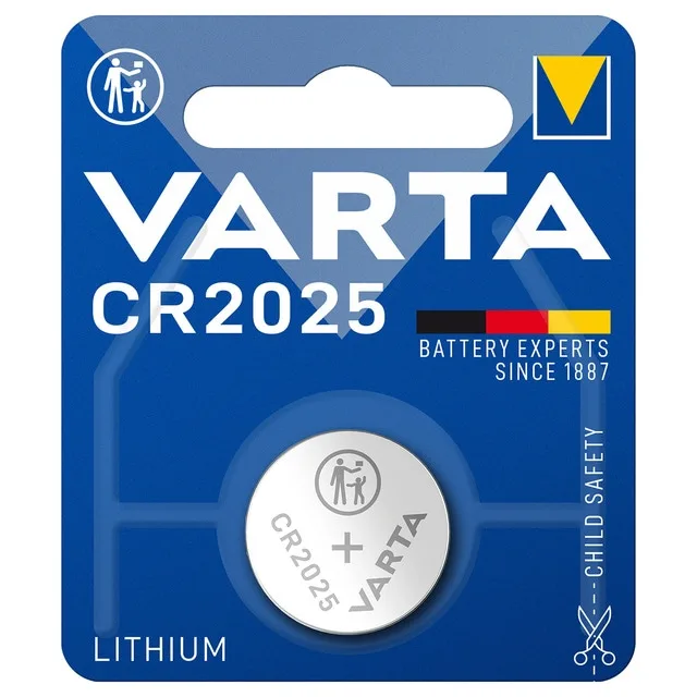 Varta - Pila de litio Varta CR-2025 3V 170mAh.