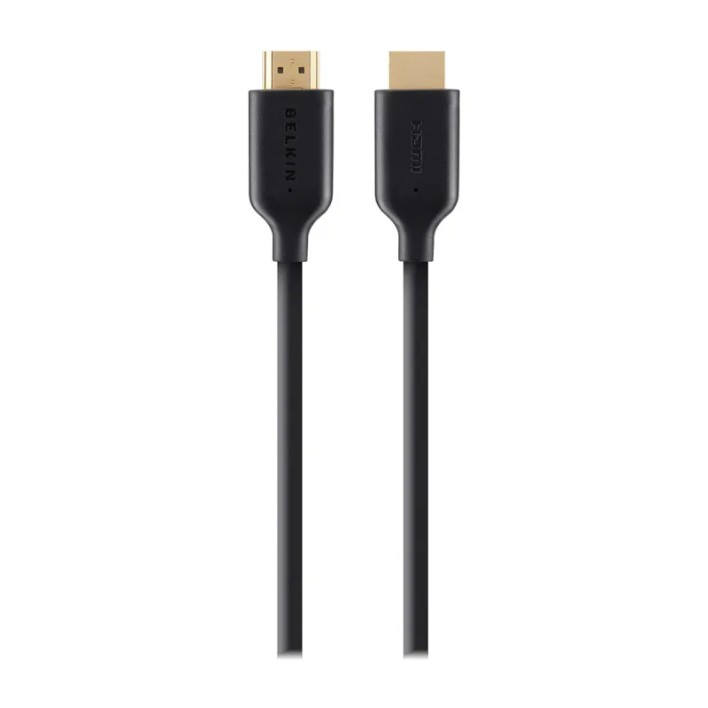 Belkin - Cable HDMI Belkin de alta velocidad con Ethernet y conector de oro de 5m negro.