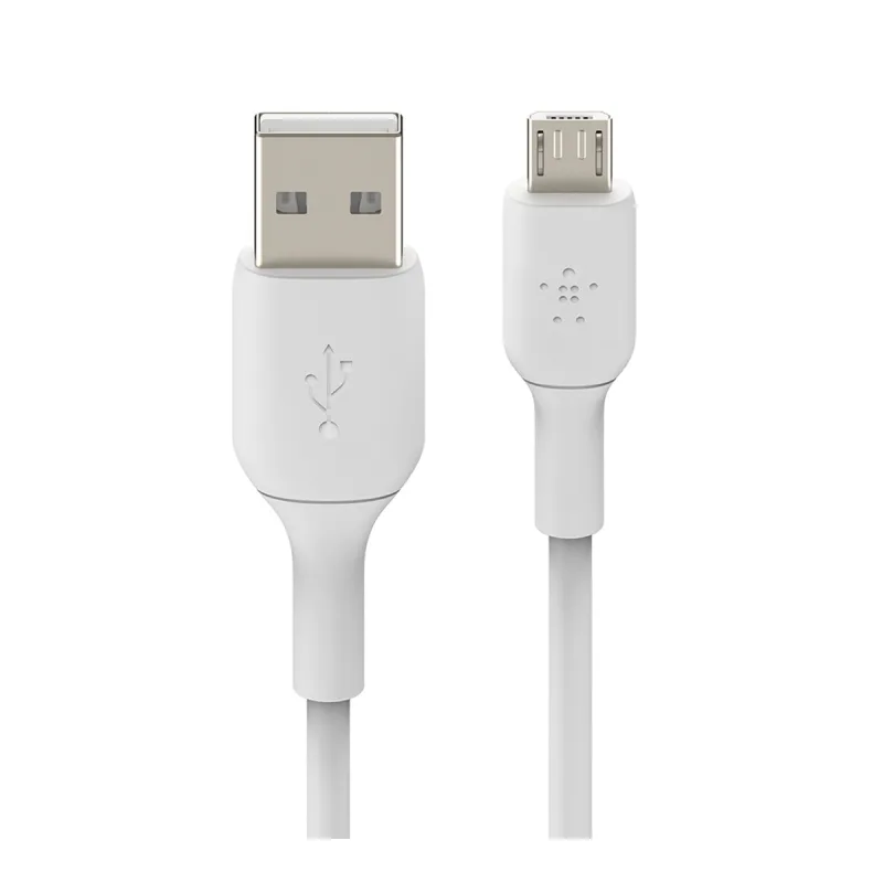 Belkin - Cable Belkin BOOST CHARGE Micro-USB a USB-A blanco de 1 metro.