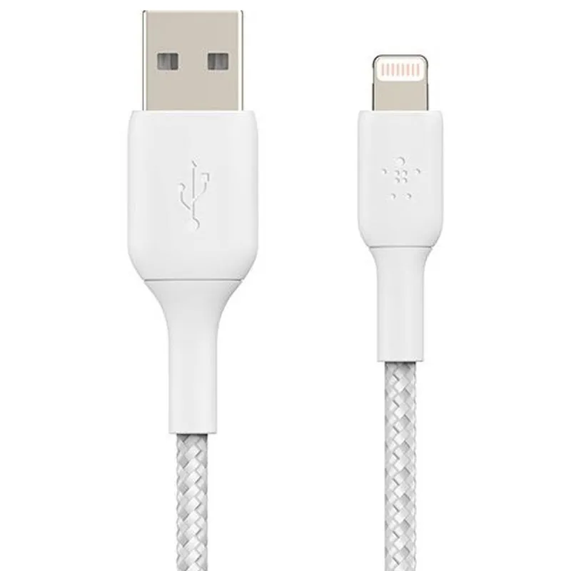 Belkin - Cable Belkin BOOST CHARGE Lightning a USB-A blanco de 2 metros.