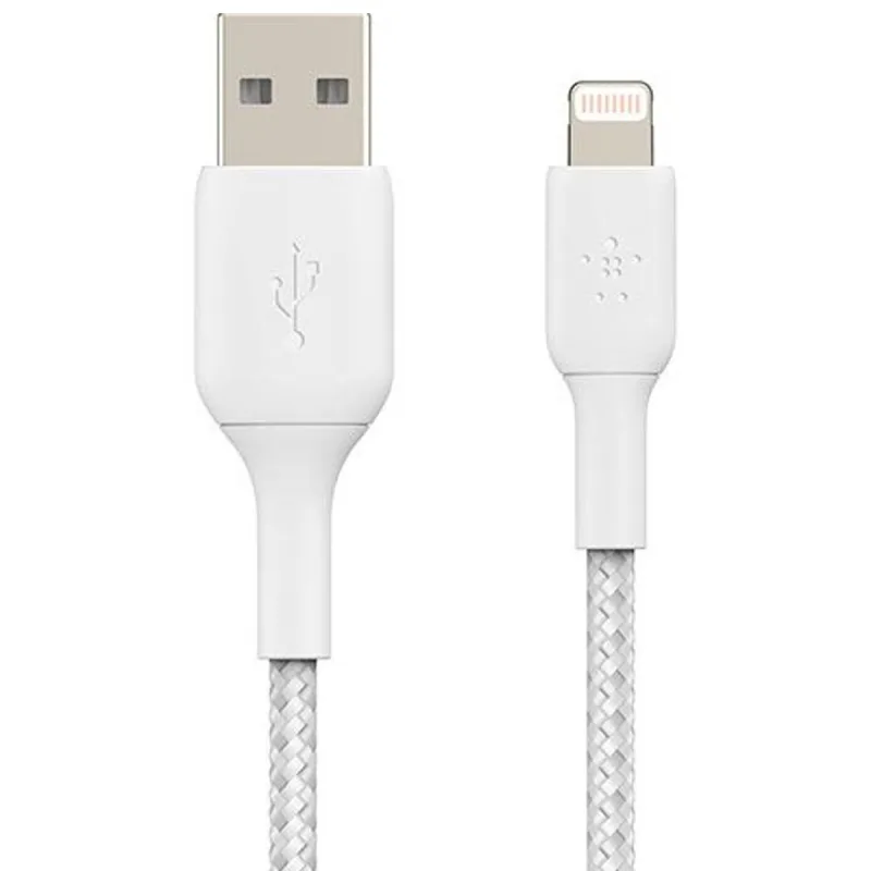 Belkin - Cable Belkin BOOST CHARGE Lightning a USB-A blanco de 3 metros.