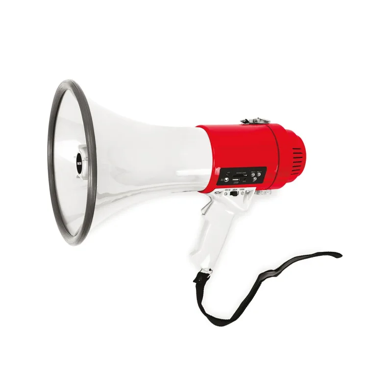 Fonestar - Megáfono con sirena Fonestar MF-114SU USB/SD/MP3.