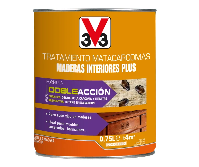 V33 - Tratamiento Matacarcomas y Termitas 750 ml.