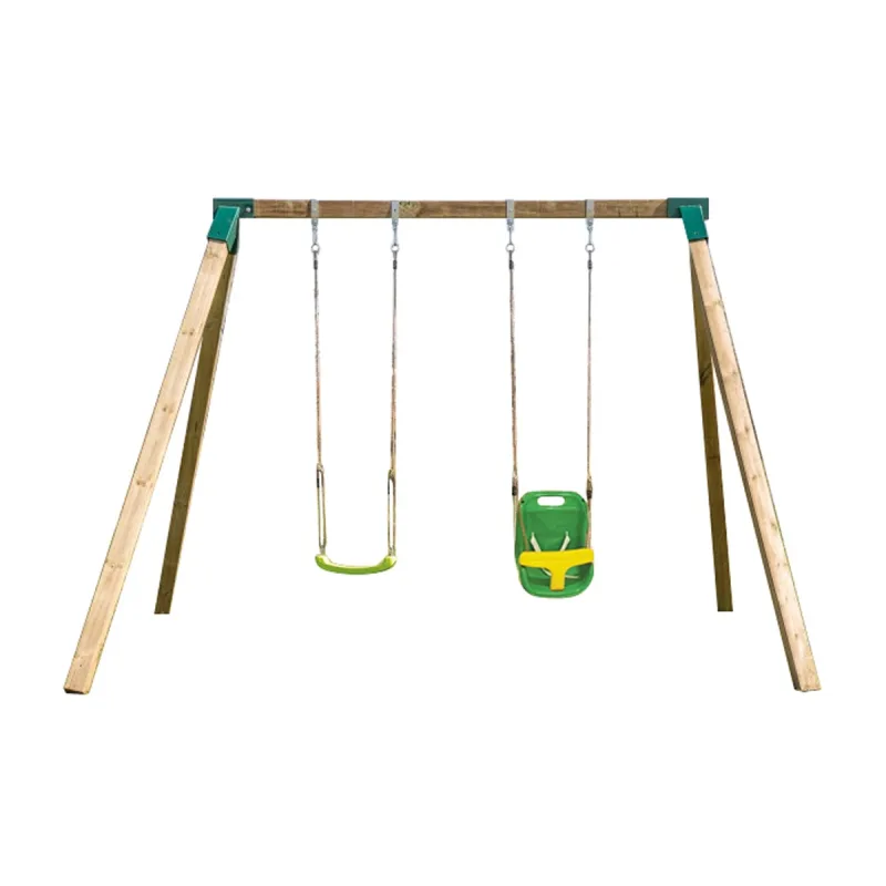 MASGAMES - Columpio karai junior con asiento bebé Madera.