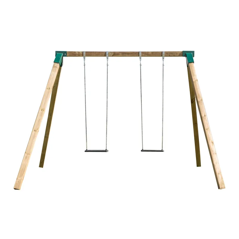 MASGAMES - Columpio karai deluxe adultos cadenas Madera.