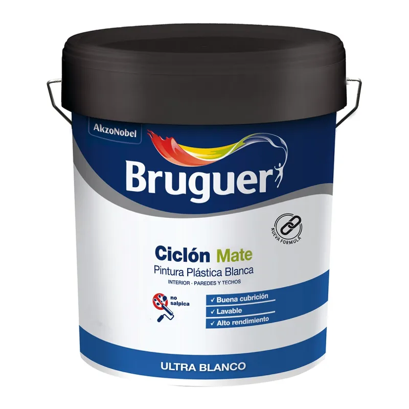 Bruguer - Pintura Plástica Mate Interiores Ciclón.