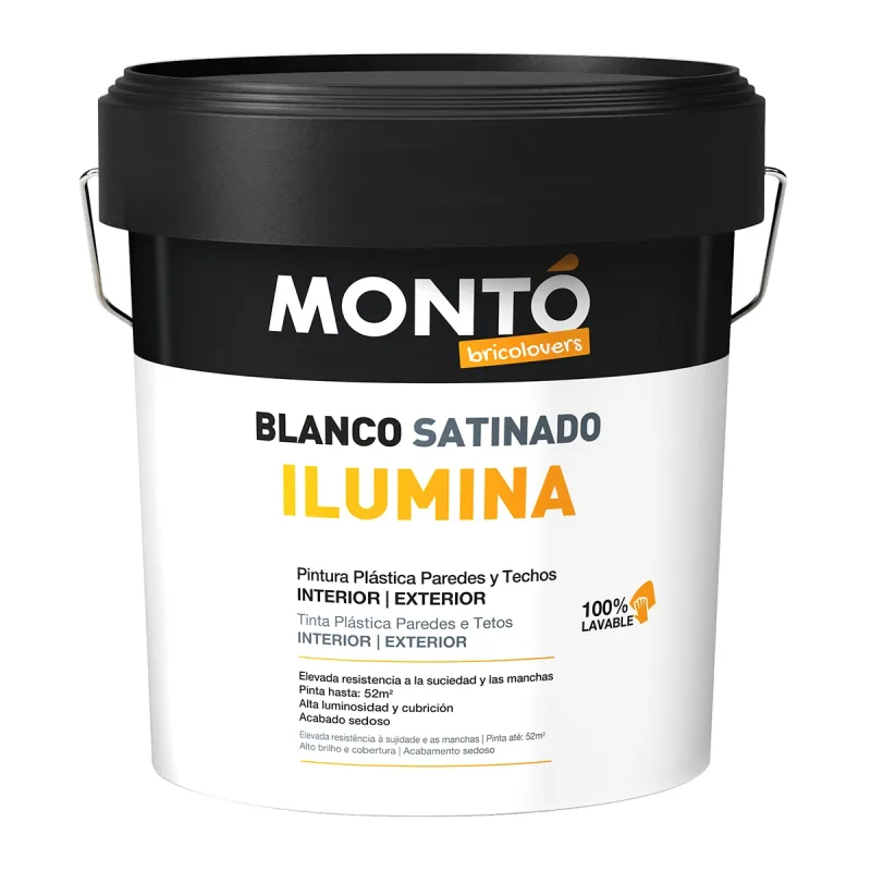 MONTÓ - Pintura Plástica Satinada Ilumina.