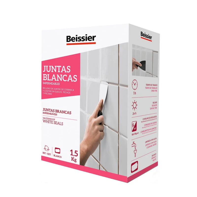 Beissier - Juntas Blancas Impermeables 1,5 kg.