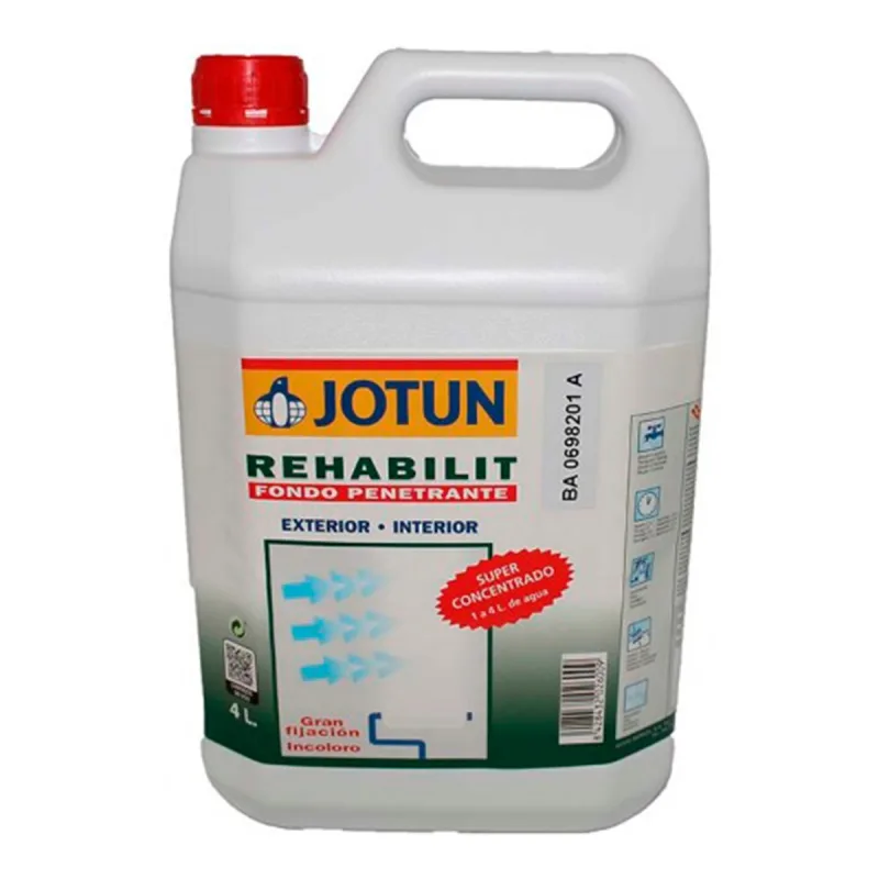 Jotun - Fondo Penetrante Fijador al Agua Rehabilit 4 l.